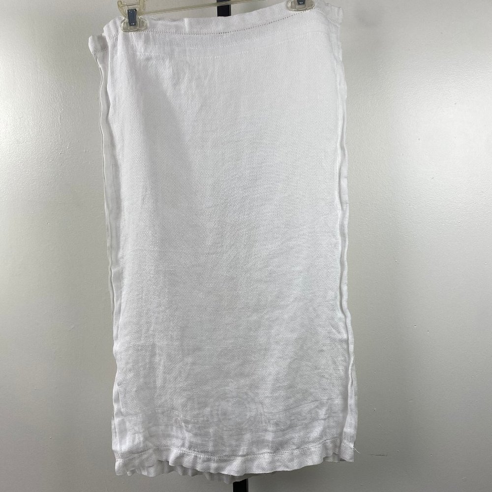 Vintage Pair of Ivory Dresser Scarves 29" X 18"
